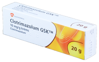 CLOTRIMAZOLUM GSK 10 mg/g krēms, 20 g,