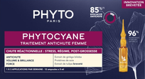 PHYTO Phytocyane Reactional Anti-hair Loss Treatment For Women 5 ml ampulas, 12 gab.