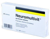 NEUROMULTIVIT N20 apvalkotās tabletes, 20 gab.