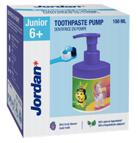 JORDAN Kids Pump (6-12) toothpaste, 150 ml