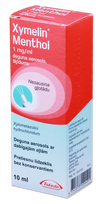 XYMELIN MENTHOL 1 mg/ml deguna aerosols, 10 ml