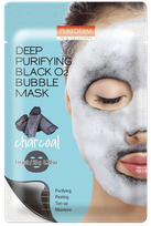 PUREDERM Deep Purifuing Black O2 Bubble facial mask, 1 pcs.
