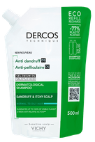 VICHY Dercos DS Normal To Oily Hair Refill šampūns, 500 ml