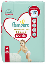 PAMPERS Premium Care 4 (9-15 kg) nappy pants, 38 pcs.