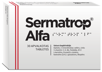 SERMATROP ALFA tabletes, 30 gab.