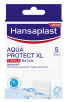 HANSAPLAST Aqua Protect XL 6x7 cm plāksteris, 5 gab.