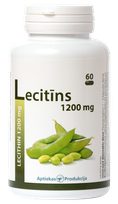 APTIEKAS PRODUKCIJA Lecitīns 1200 mg kapsulas, 60 gab.