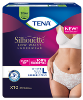 TENA Silhouette Plus White L nappy pants, 10 pcs.