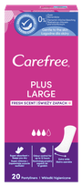 CAREFREE  Plus Fresh Large ежедневные прокладки, 20 шт.