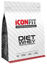 ICONFIT Diet Whey - Strawberry powder, 1000 g