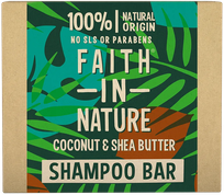 FAITH IN NATURE Coconut & Shea Butter shampoo bar, 85 g