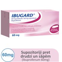 IBUGARD 60 mg suppositories, 10 pcs.