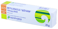 METILURACILS ŅIŽFARM 100 mg/g ointment, 25 g