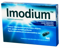 IMODIUM 2 mg tabletes, 6 gab.