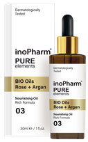 INOPHARM Bio Oils Rose + Argan sejas eļļa, 30 ml