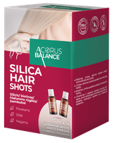 Acorus Balance Silica Hair Shots 10 ml pudelītes, 14 gab.