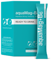 BIOFARMACIJA AquaMag+B6 15 ml paciņas, 10 gab.