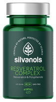 SILVANOLS Premium Resveratrol Complex kapsulas, 60 gab.