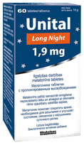 UNITAL Long Night 1,9 mg tabletes, 60 gab.