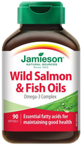 JAMIESON Wild Salmon & Fish Oil capsules, 90 pcs.