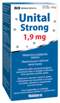 UNITAL Strong 1.9 mg sūkājamās tabletes, 60 gab.