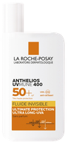 LA ROCHE-POSAY Anthelios UVmune 400 Invisible Fluid SPF50 + saules aizsarglīdzeklis, 50 ml