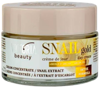 VICTORIA BEAUTY Snail Extract & Argan Oil Gold face cream, 50 ml
