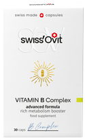 SWISS OVIT Vitamin B Complex capsules, 30 pcs.