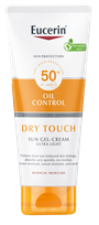 EUCERIN Sun Oil Control Dry Touch SPF 50+ Ķermenim Gēlveida saules aizsarglīdzeklis, 200 ml