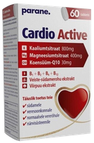 PARANE. Cardio Active tabletes, 60 gab.