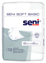 SENI Soft Basic 60x60 cm absorbējošie palagi, 10 gab.