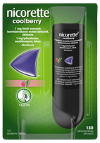 NICORETTE   Coolberry 1 mg/devā aerosols, 13.2 ml