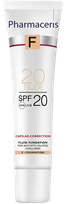 PHARMACERIS F Capilar-Correction 20 Nude SPF 20 fluīds, 30 ml