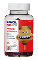Livol Multi vitamīni ar kolas garšu želejas lācīši, 75 gab.