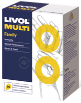LIVOL  Multi Family (Visai ģimenei) tabletes, 90 gab.