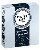 MISTER SIZE 47/160 mm condoms, 3 pcs.