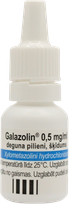 GALAZOLIN 0,5 мг/мл капли для носа, 10 мл