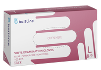 BALTLINE Size L, vinyl gloves, 100 pcs.