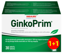 GINKOPRIM   40 mg (1+1) tabletes, 60 gab.