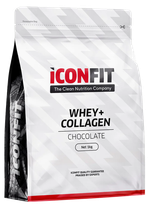 ICONFIT Whey+Collagen - Chocolate pulveris, 1000 g