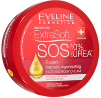 EVELINE  Extra Soft SOS 10 % UREA body cream, 175 ml