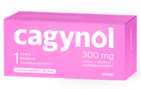 CAGYNOL 300 мг пессарии, 1 шт.