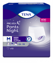 TENA Pants Night Super Medium nappy pants, 10 pcs.