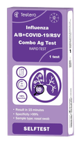 TESTERA A+B grip/Covid19/RSV ComboAg tests, 1 gab.