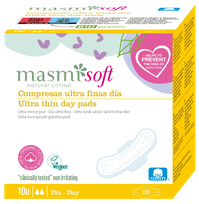 MASMI Soft Ultrathin Day higiēniskās paketes, 10 gab.