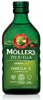 MOLLERS zivju eļļa (dabīga garša), 250 ml