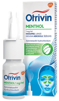 OTRIVIN MENTHOL 1 mg/ml  nasal spray, 10 ml
