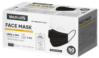 MEDRULL Black mask, 50 pcs.