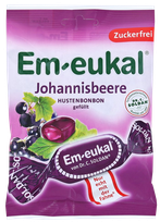 EM-EUKAL Blackcurrant леденцы без сахара, 75 г