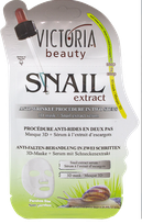 VICTORIA BEAUTY 3D mask + serum with snail extract two-stage facial treatment, 1 pcs.